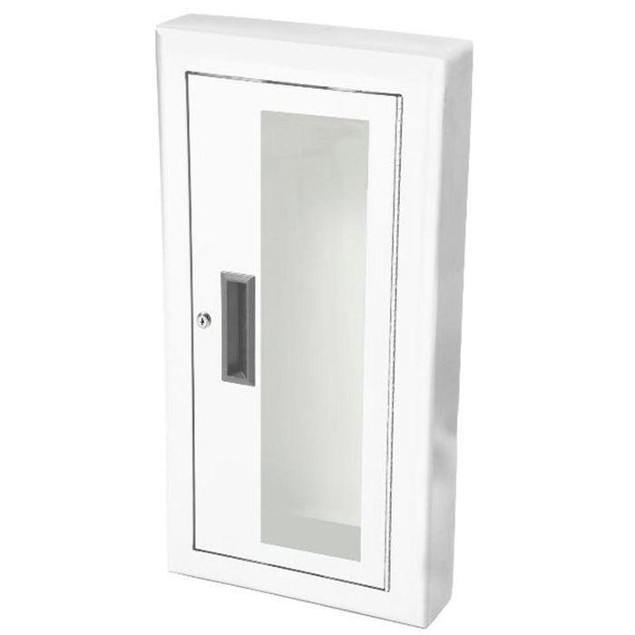 JL Industries 1012G10A Ambassador Fire Extinguisher Cabinet Full Glass w/ Pull Handle & SAF-T-LOK - Prestige Distribution