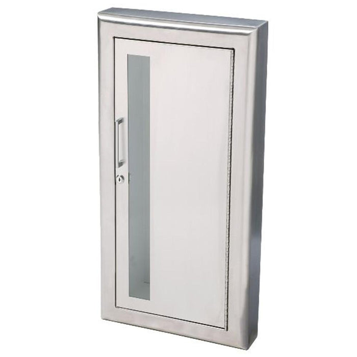 JL Industries 1037W10 Cosmopolitan Fire Extinguisher Cabinet Vertical Duo w/ Pull Handle & SAF-T-LOK - Prestige Distribution